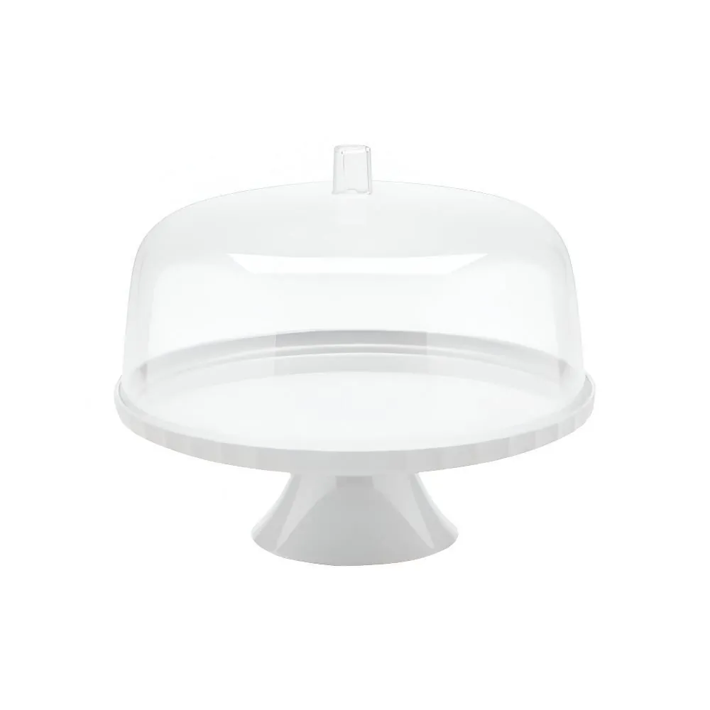 Boleira para Festa com Pé Ou 25Cm - Branco