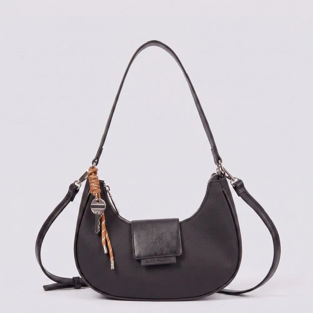 Bolsa Feminina Baguete Alice Palucci - Preto U