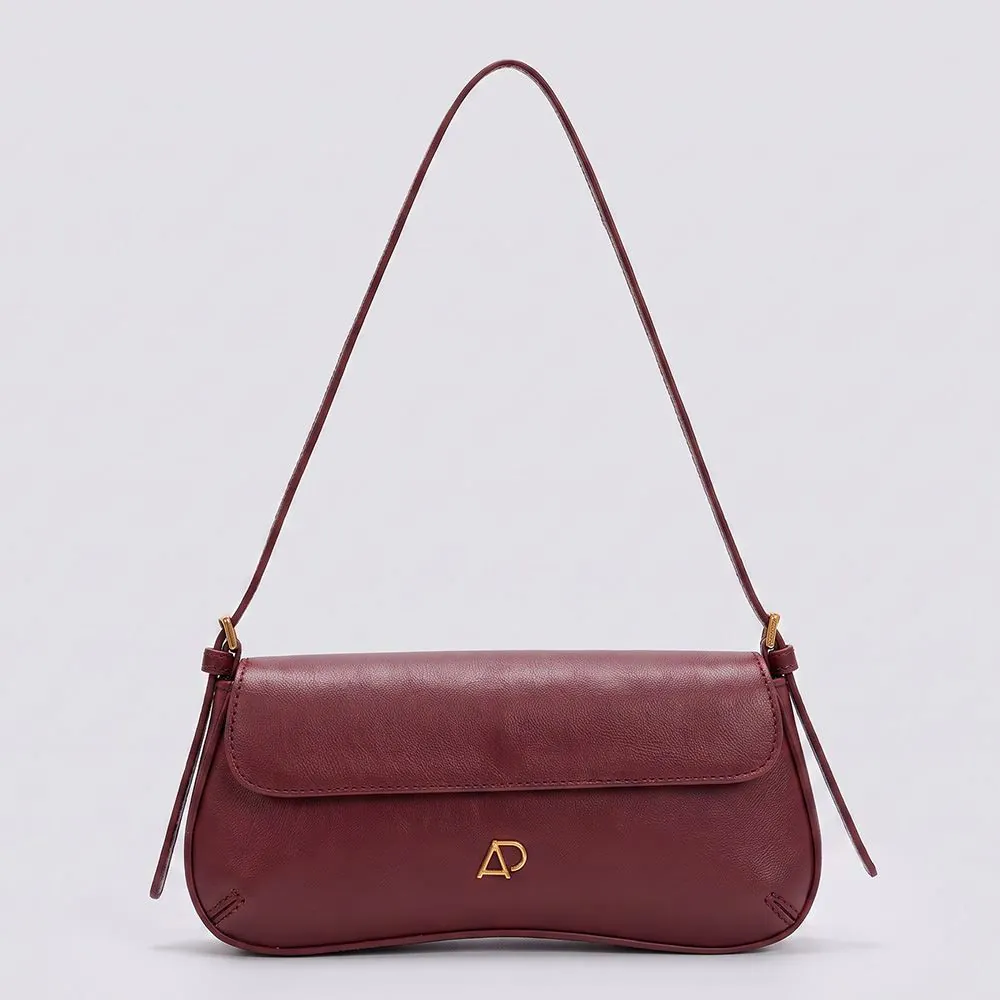 Bolsa Feminina Baguete Alice Palucci - Vinho U