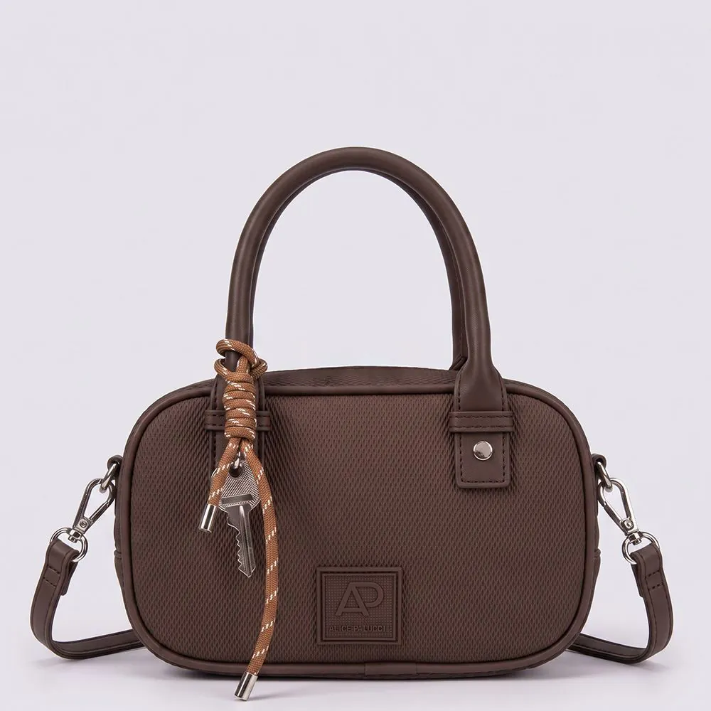 Bolsa Feminina Mini Bag Alice Palucci - Cafe U