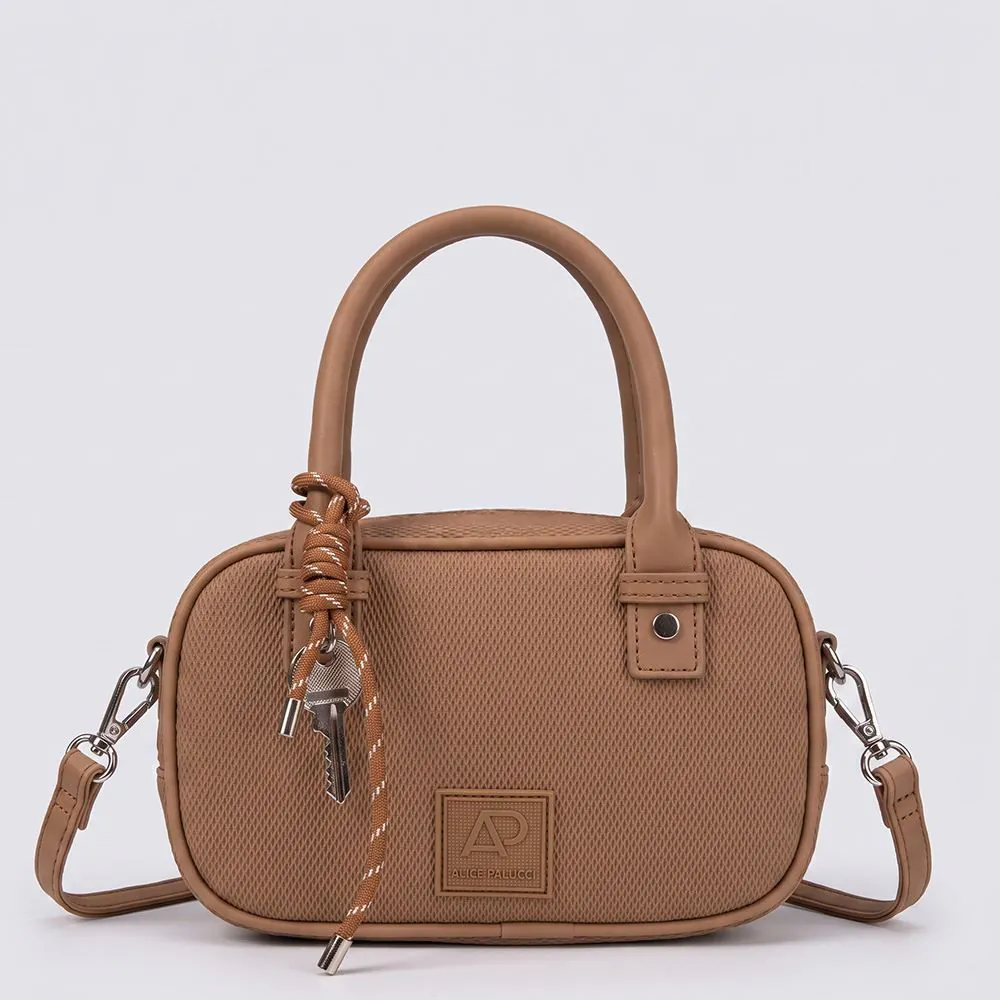 Bolsa Feminina Mini Bag Alice Palucci - Taupe U