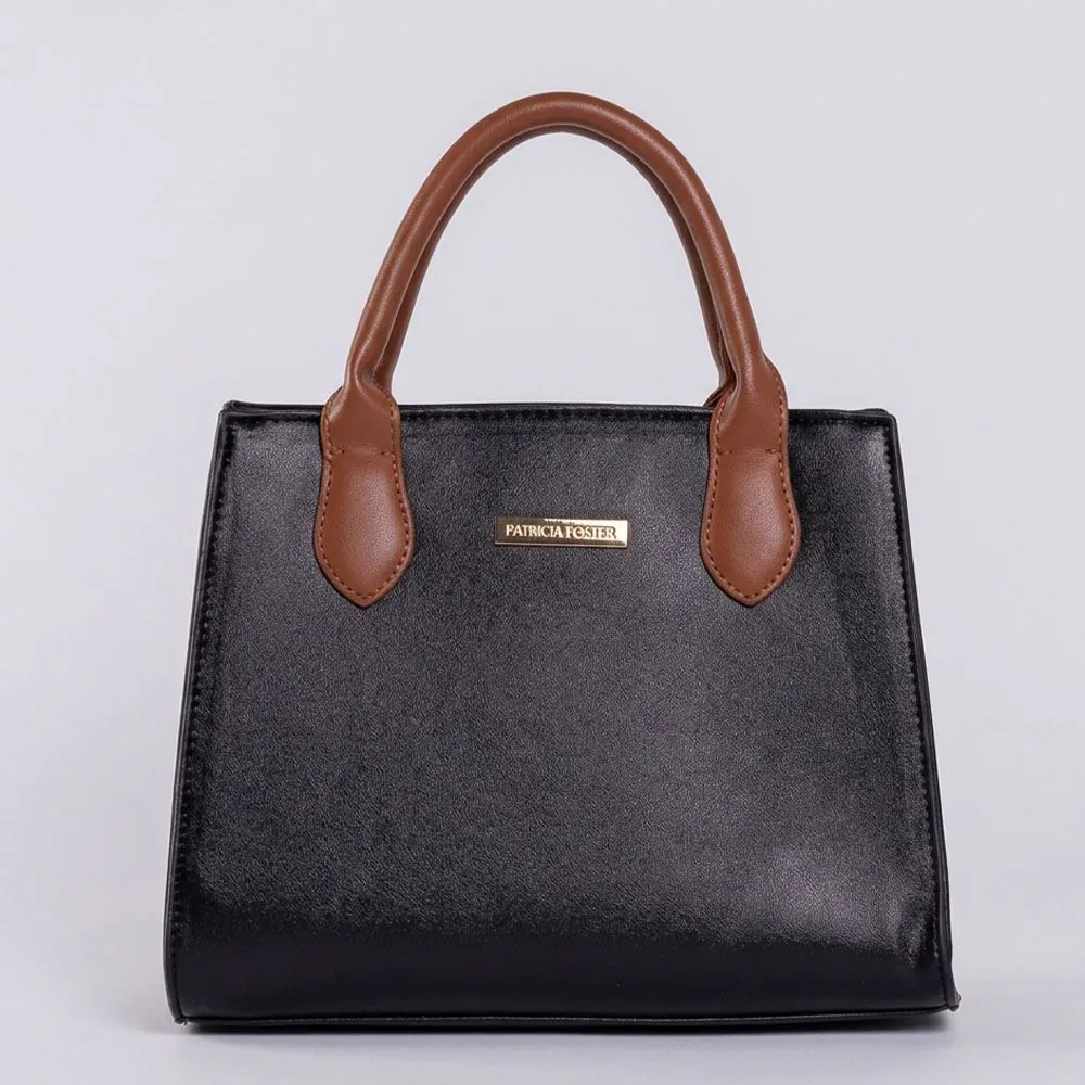 Bolsa Feminina Tote Bag Patricia Foster - Preto U