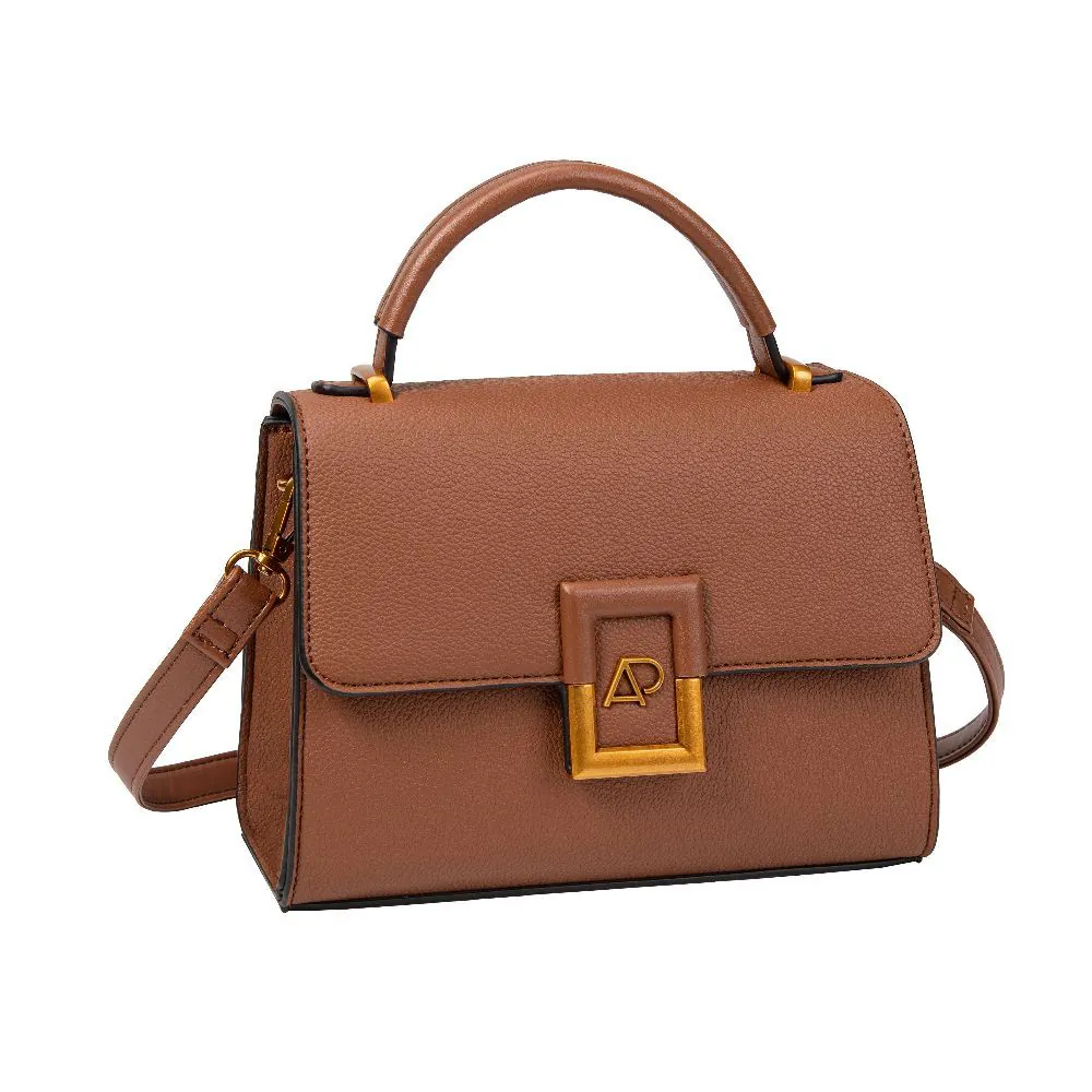 Bolsa Feminina Transversal Alice Palucci - Marrom U