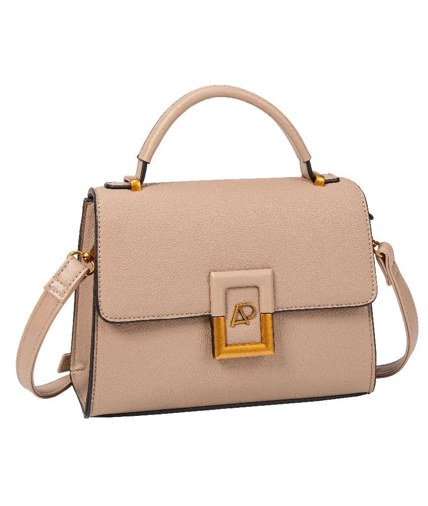 Bolsa Feminina Transversal Alice Palucci - Taupe U
