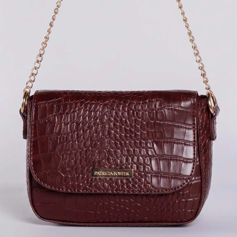 Bolsa Feminina Transversal Patricia Foster - Cereja U