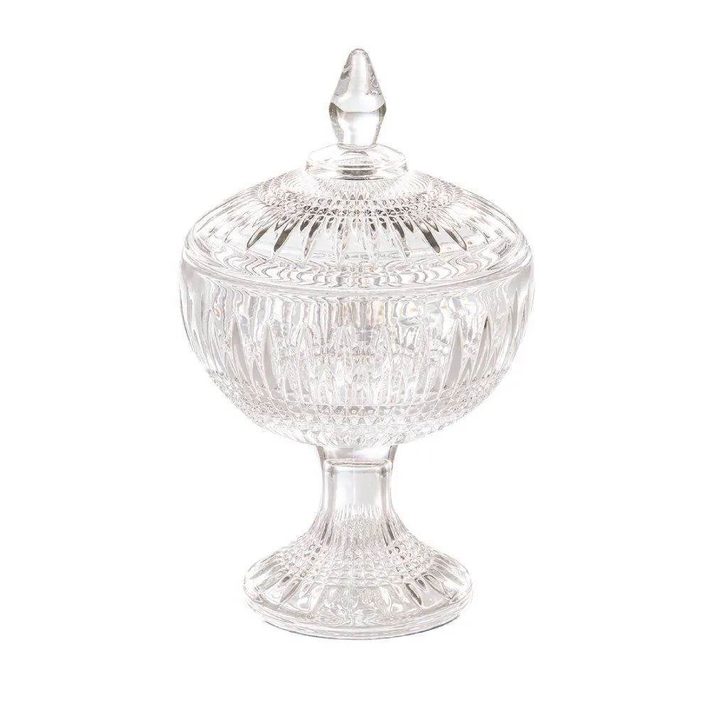 Bomboniere com Pé Queen Wolff - Cristal