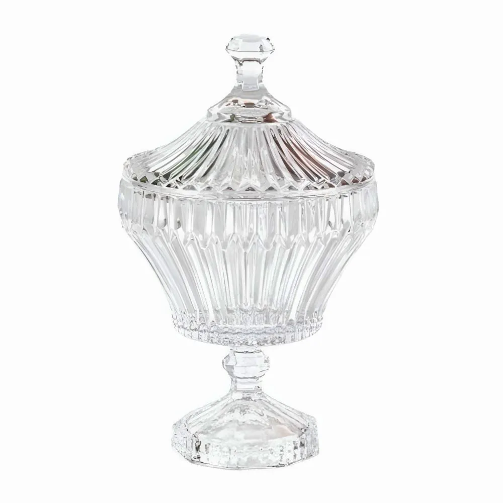 Bomboniere com Pé Renaissance Lyor - Cristal