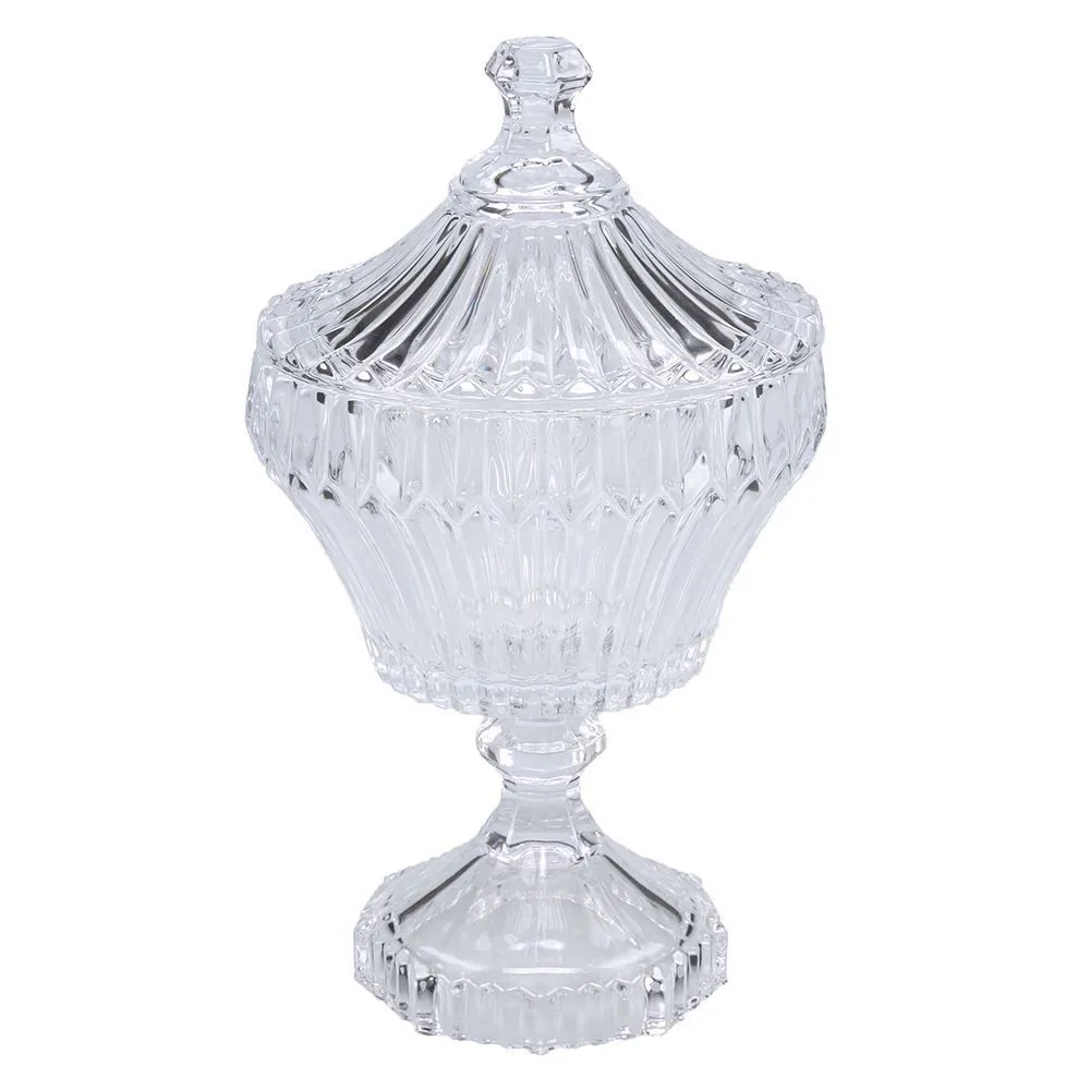 Bomboniere com Pé Lyor Renaissance 20Cm - Transparente