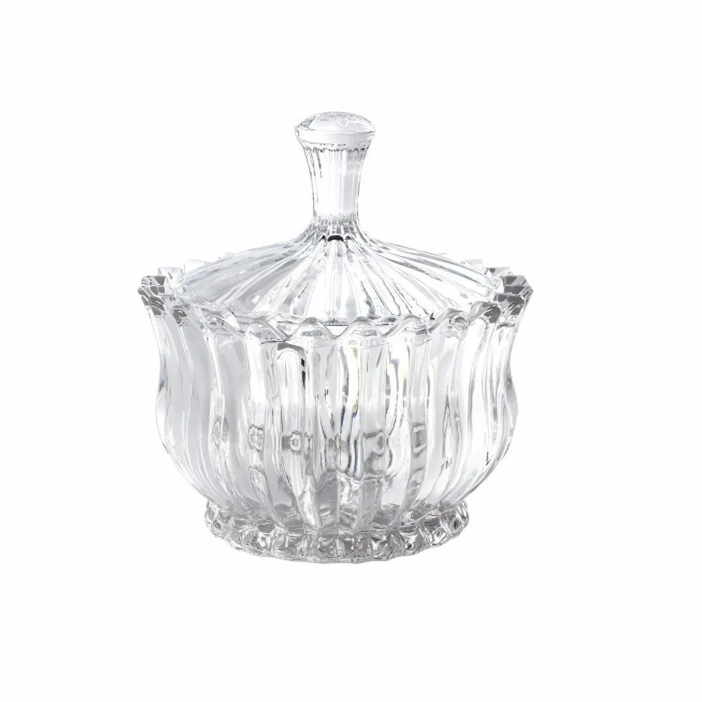 Bomboniere de Vidro Mônaco 820Ml - Transparente