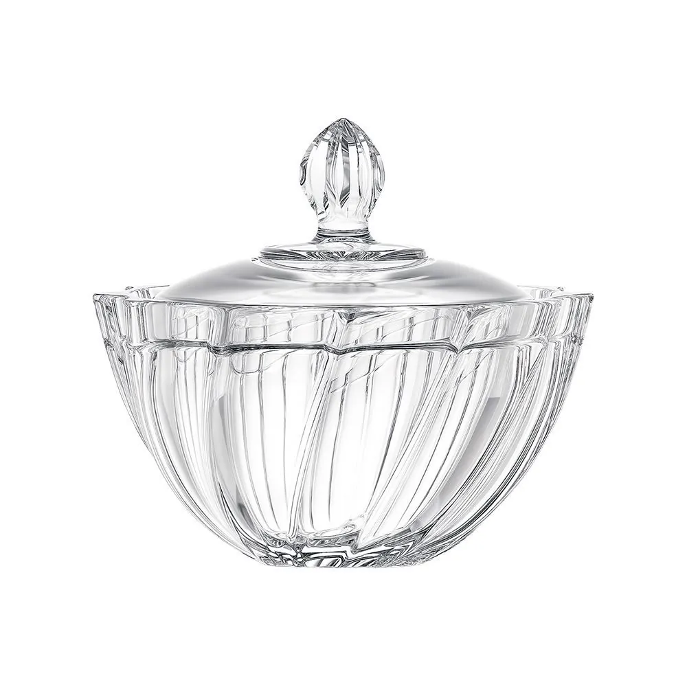 Bomboniere de Vidro Twist 370Ml em Casa Tem Glass - Inga