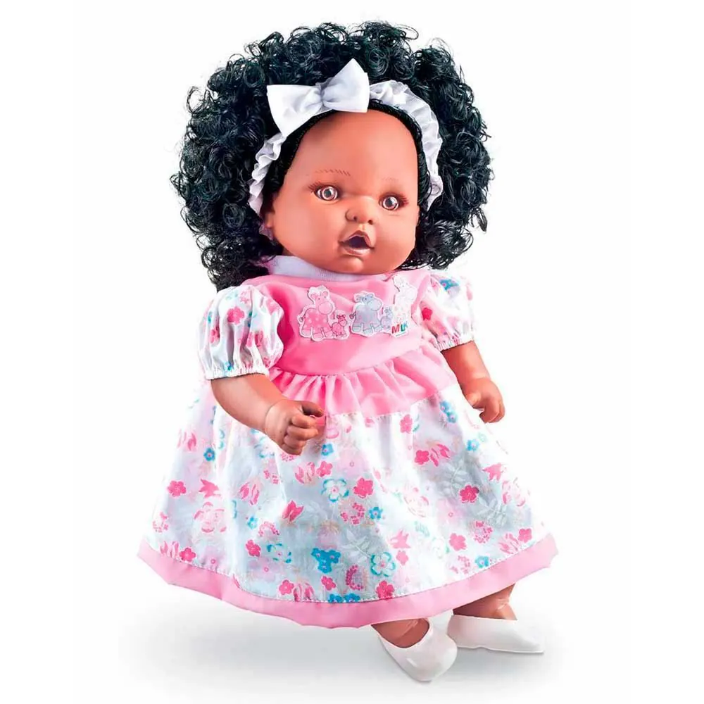 Boneca Angelina Negra Fala 62 Frases Milk - 212