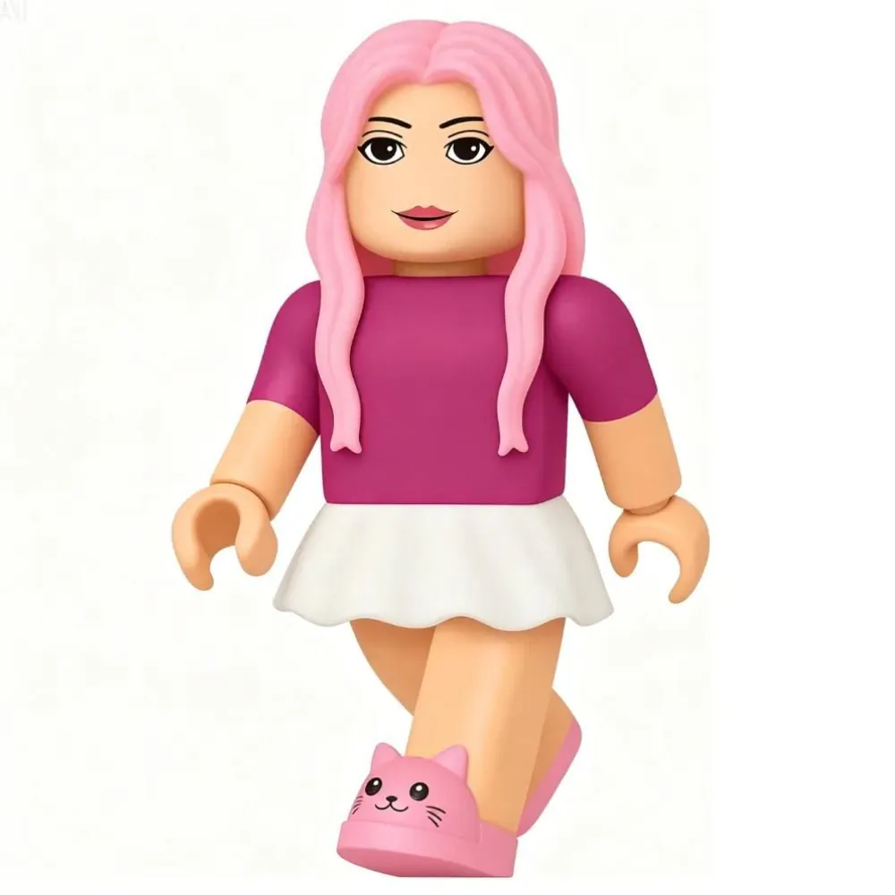 Boneca Articulada Amy Scarlet Creativeblox Algazarra Brinquedos - 20 Cm