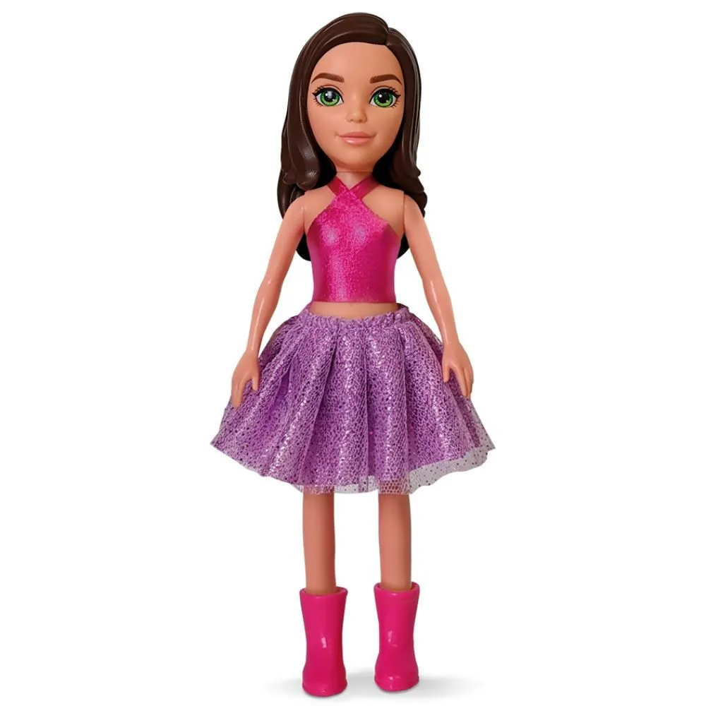 Boneca Articulada Manu Irmãs Pina Algazarra Brinquedos