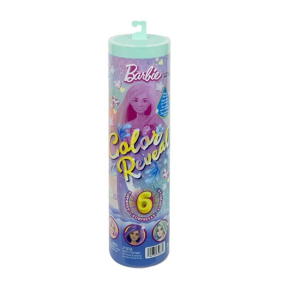 Boneca Barbie Surpresa Sereia Color Reveal Mattel - Sortido