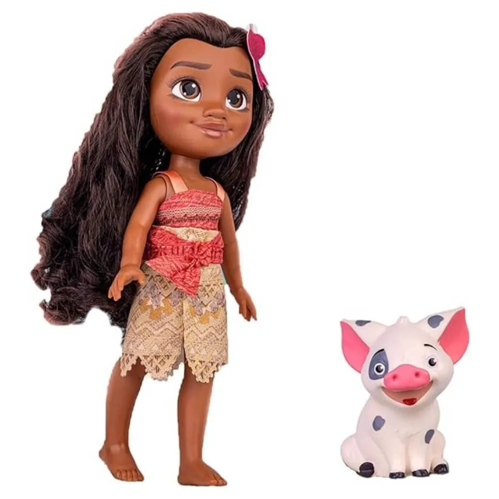 Boneca Moana e Porquinho Puá Disney Cotiplás - 2600