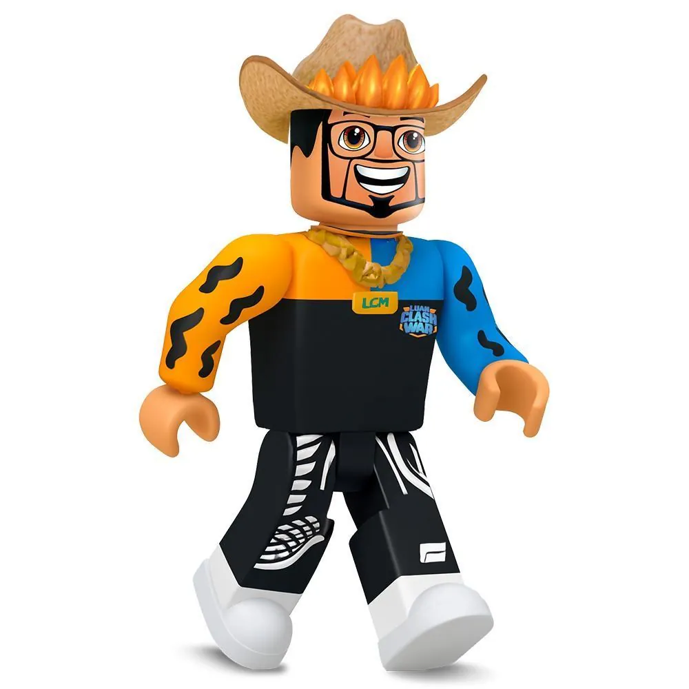 Boneco Articulado Luan Clash War Creativeblox Algazarra Brinquedos