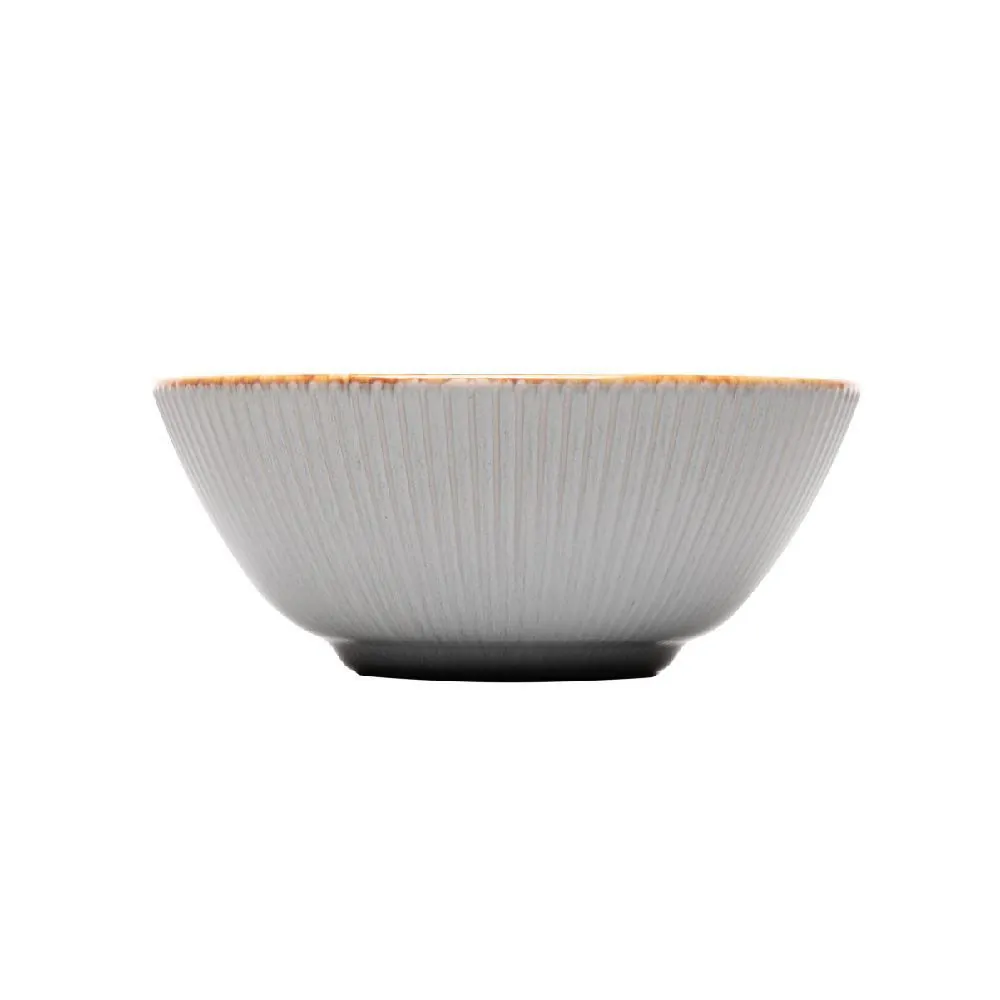 Bowl de Cerâmica Linear Lyor 680 ml - Branco
