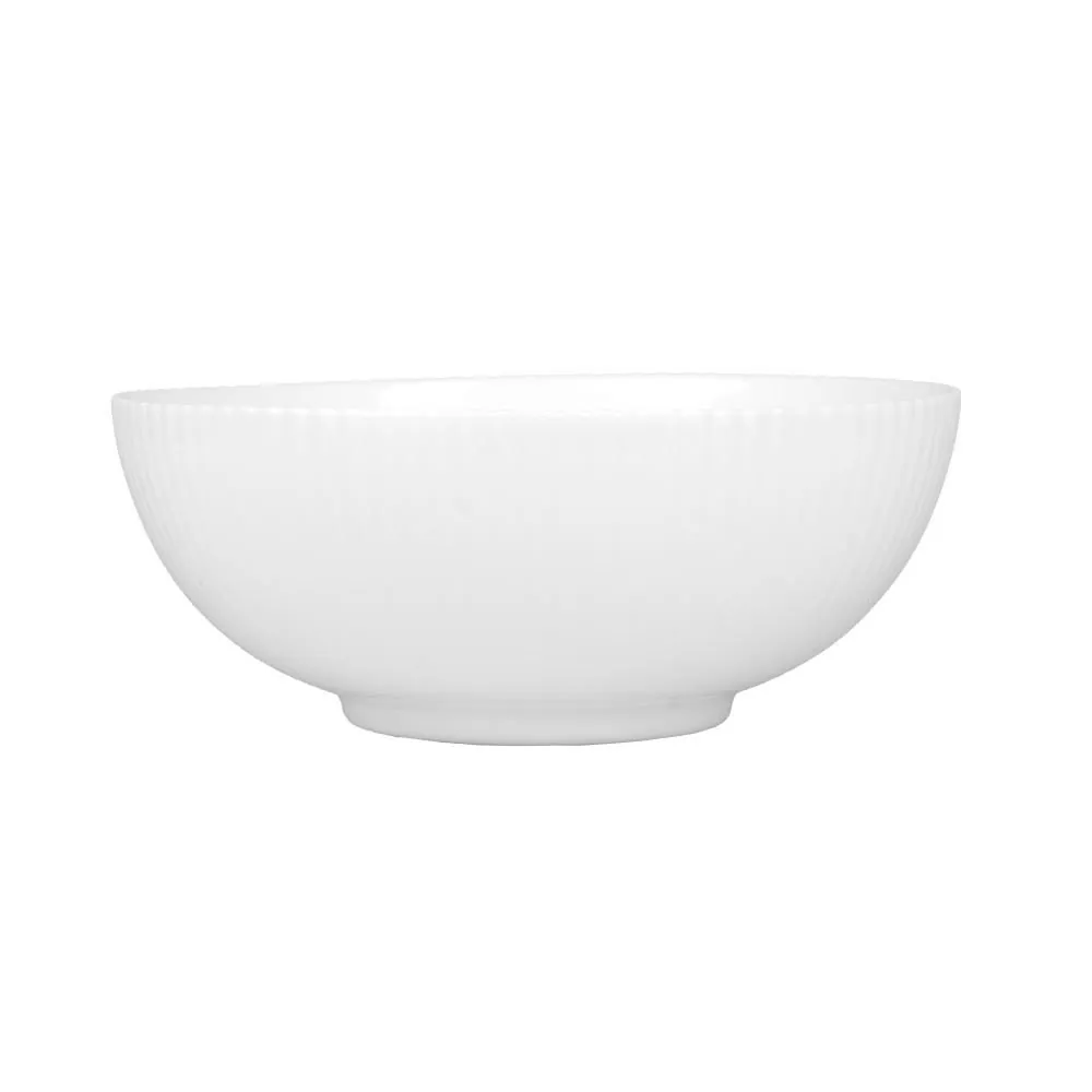 Bowl Vidro Opalino Canelado 1 Litro - Opalino Canelado
