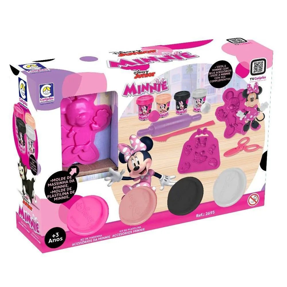 Brinquedo de Massinha Minnie Disney Cotiplás - 2693