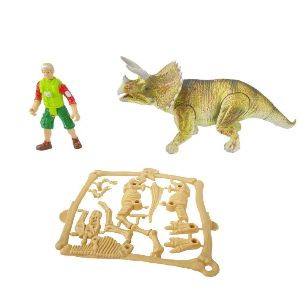 Conjunto Dinossauro e Boneco Toys - Sortido