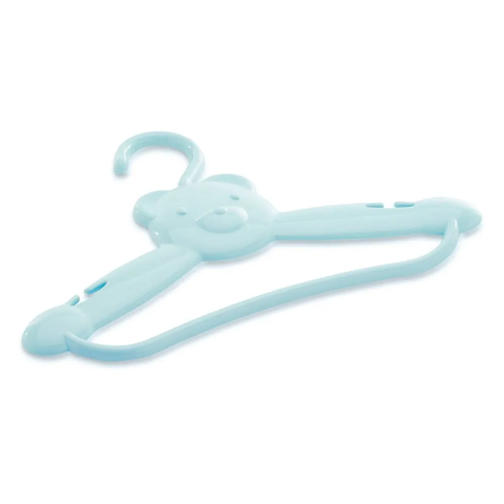 Cabide Urso C/2 Fofura Yoyo Baby - Azul Nevoa