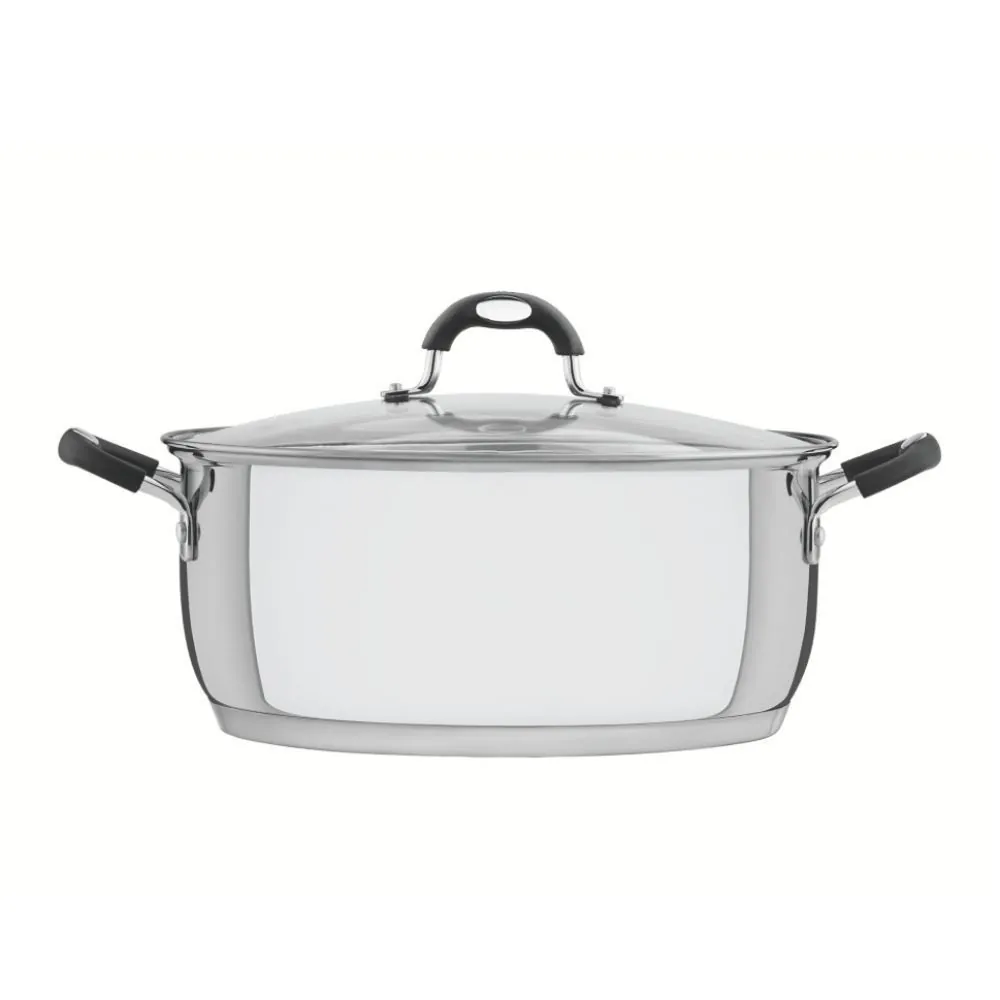 Caçarola Aço Inox Astro de Indução Tramontina 8,9 Litros - Rasa
