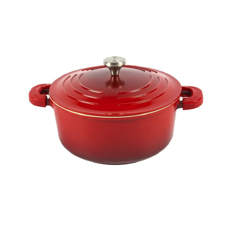 Caçarola com Tampa Nápoles 24 Cm - Vermelho