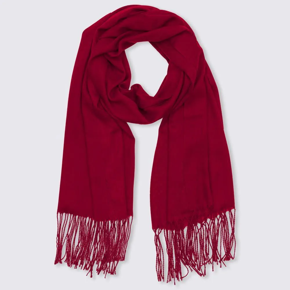Cachecol Pashmina Feminino Tamanho Único Patrícia Foster - Bordo U
