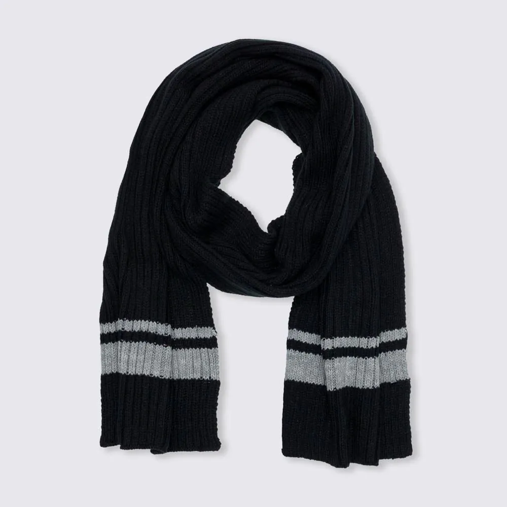 Cachecol Tamanho Único Masculino Tricot Marc Alain - Preto U