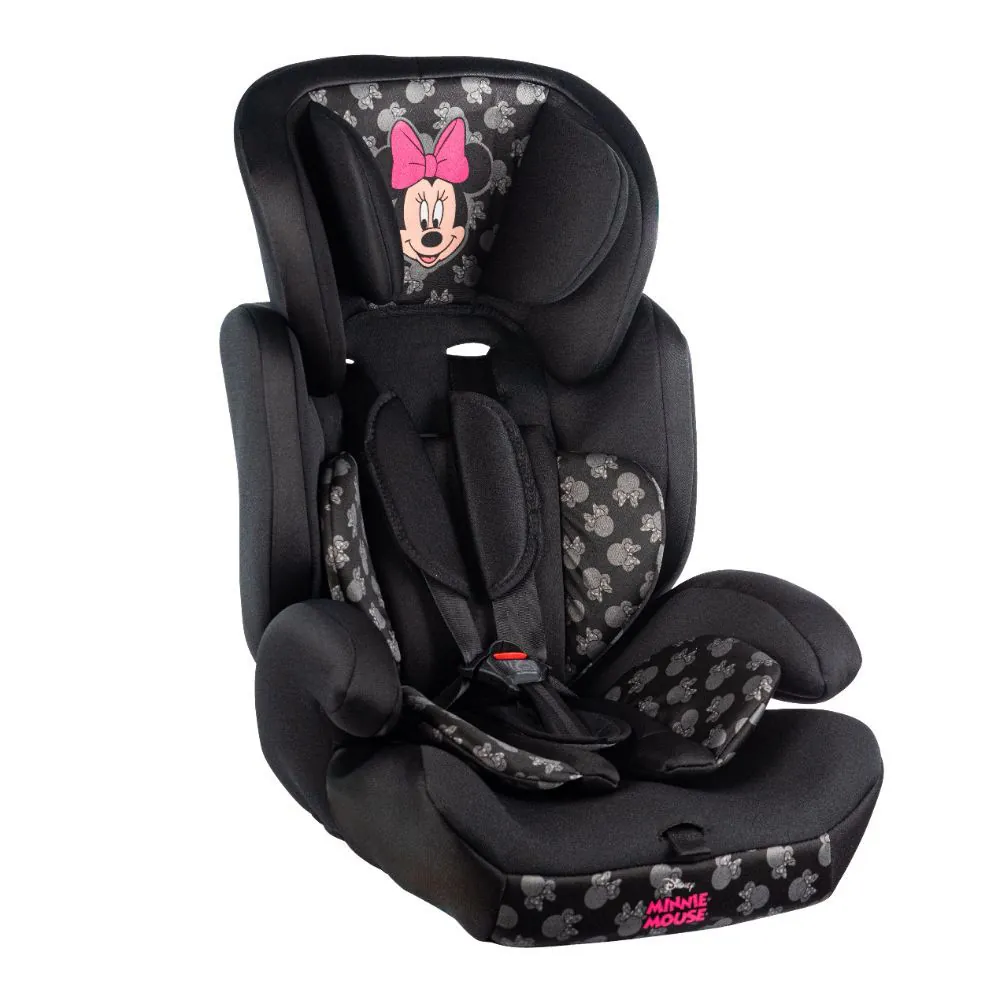 Cadeira para Carro 9 a 36 Kg Disney Minnie - Preto