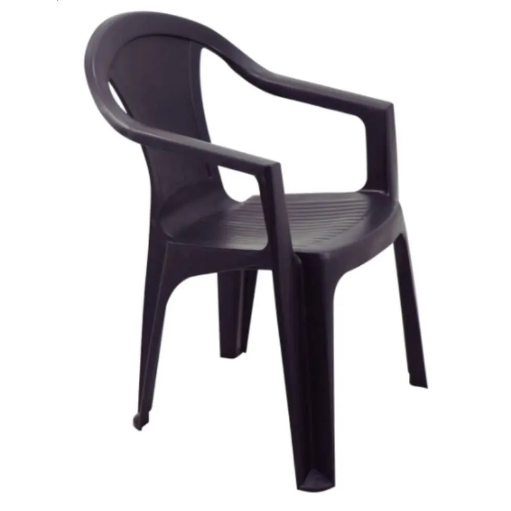 Cadeira Tramontina Ilhabela Matte Preto Suporta até 182Kg