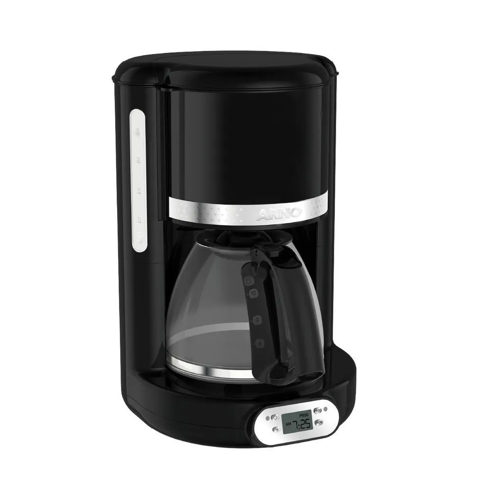 Cafeteira Elétrica Arno Soleil Preta 1,25 Litros