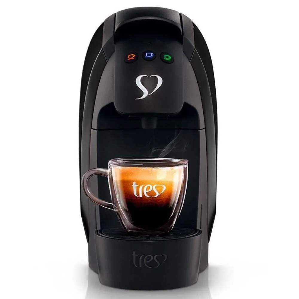 Cafeteira Espresso Luna Preta Tres Corações
