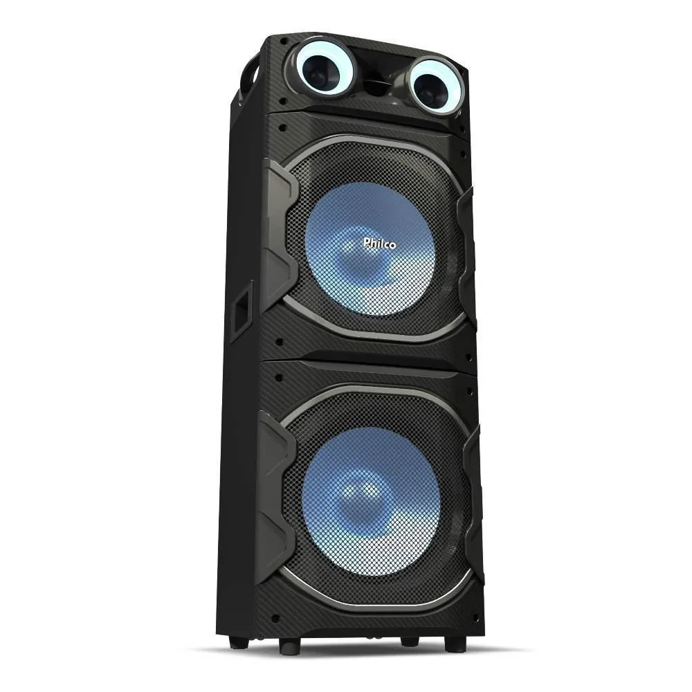 Caixa de Som Amplificada 2600W Philco Pcx26000 Flash Lights - Bivolt