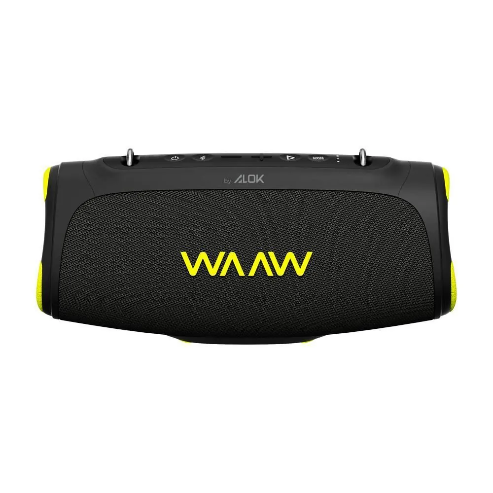 Caixa de Som Bluetooth Waaw by Alok Boom 110 Prova D´ Água - Preto