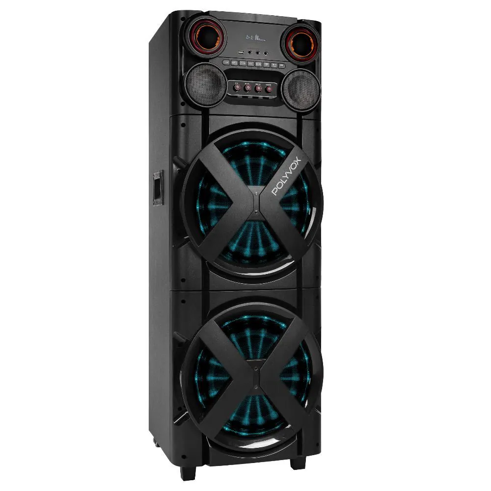 Caixa de Som Torre Amplificada Bluetooth Xt-2025T Polyvox - 2500W Rms
