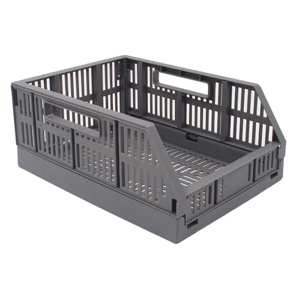 Organizador Dobrável C/Abertura Diagonal 7 L - Cinza