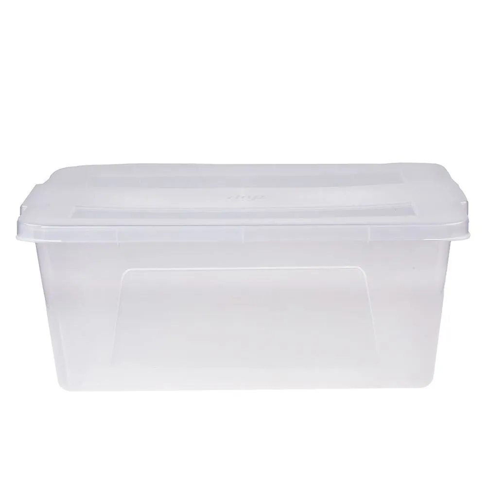 Caixa Organizadora Dup com Tampa 12 Litros - Transparente
