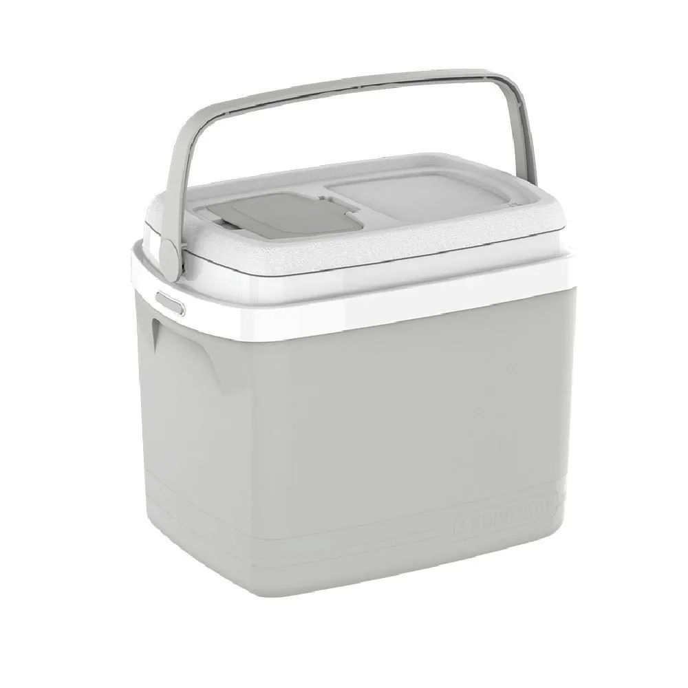 Caixa Térmica 32 Litros Soprano - Cinza Claro