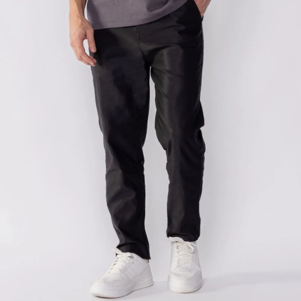Calça Alfaiataria Masculina de Sarja Marc Alain Preto
