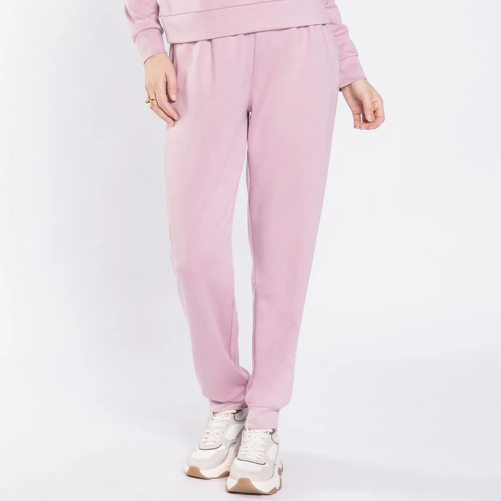 Calça Feminina Jogger em Moletom Patricia Foster Rose