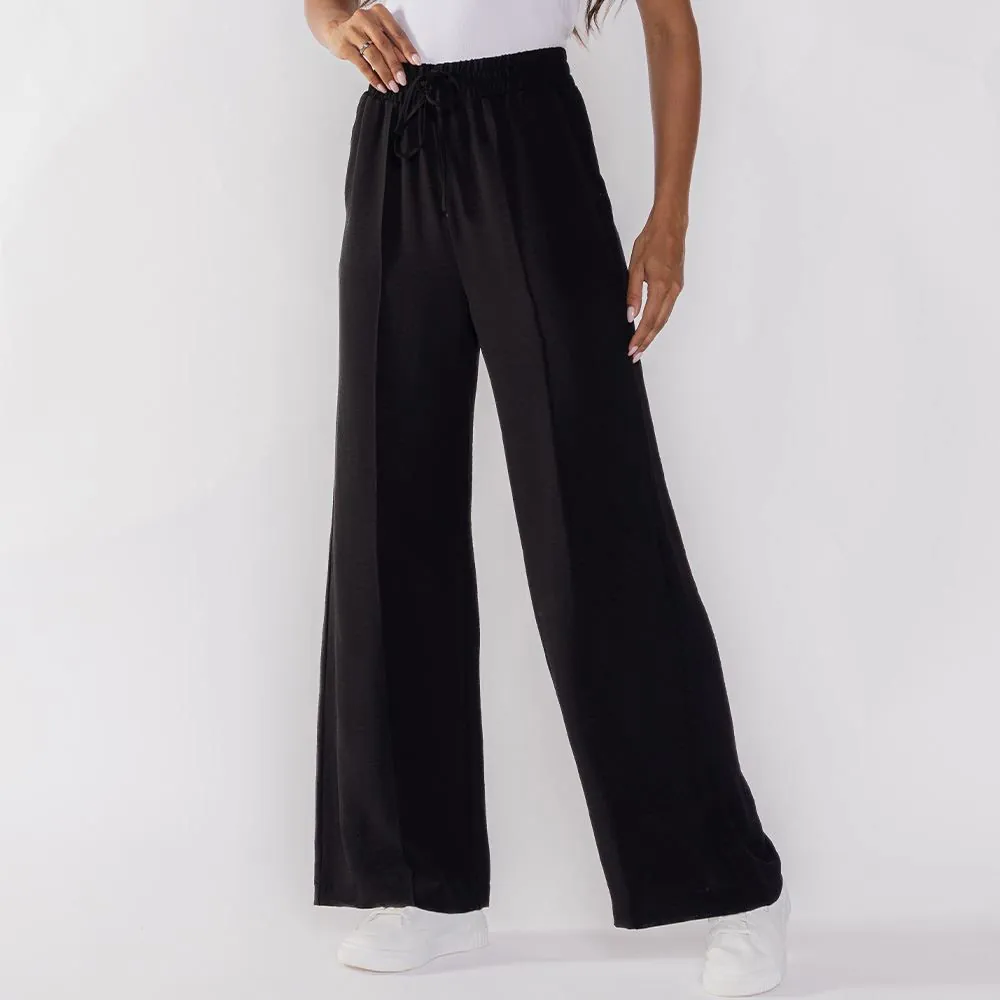 Calça Feminina Pantalona Patricia Foster Preto