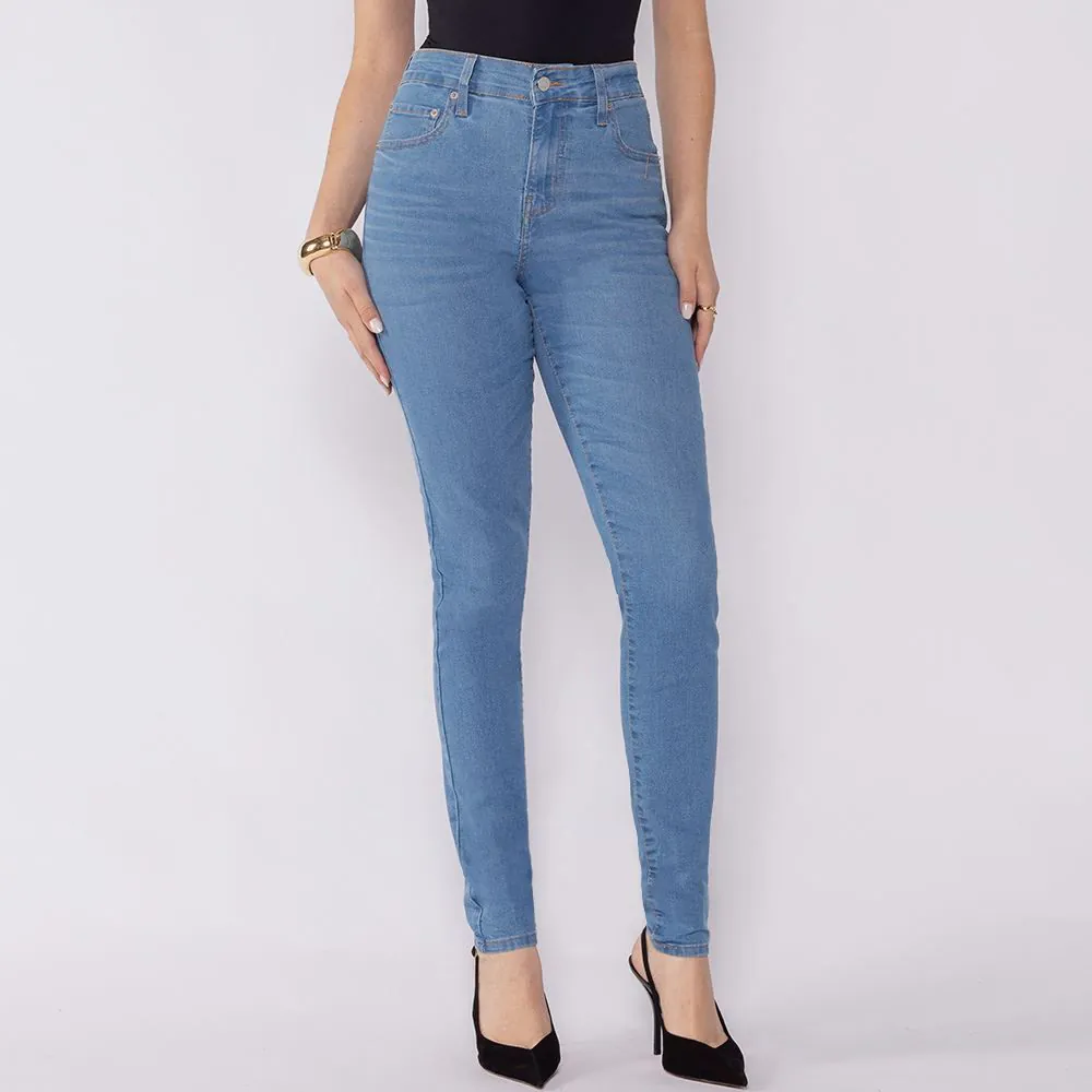Calça Jeans Levi's 721 Feminina Skinny Azul Claro