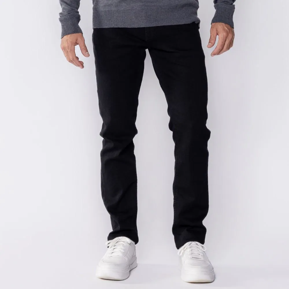 Calça Masculina Slim Jeans Marc Alain Preto