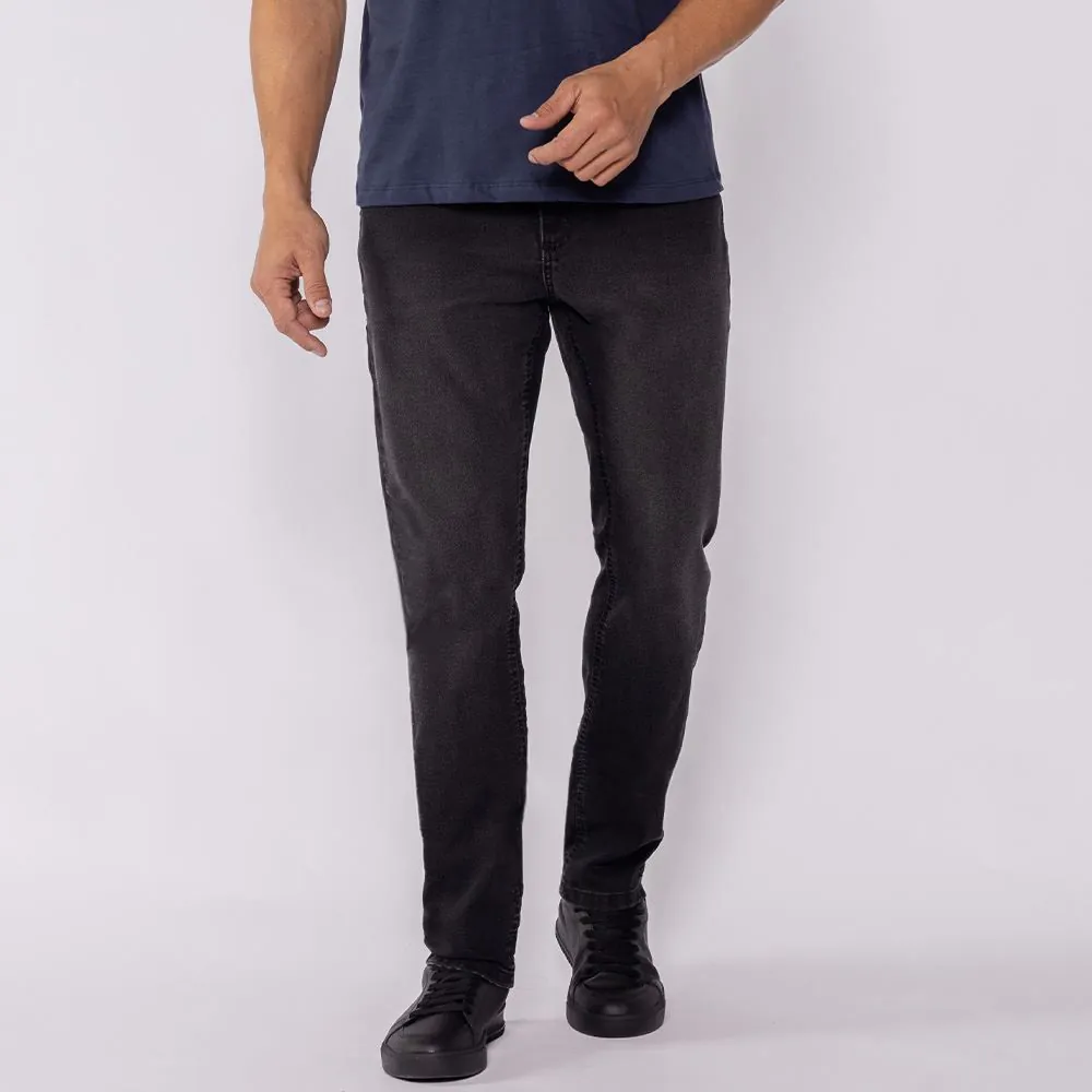 Calça Jeans Masculina Slim Marc Alain Preto