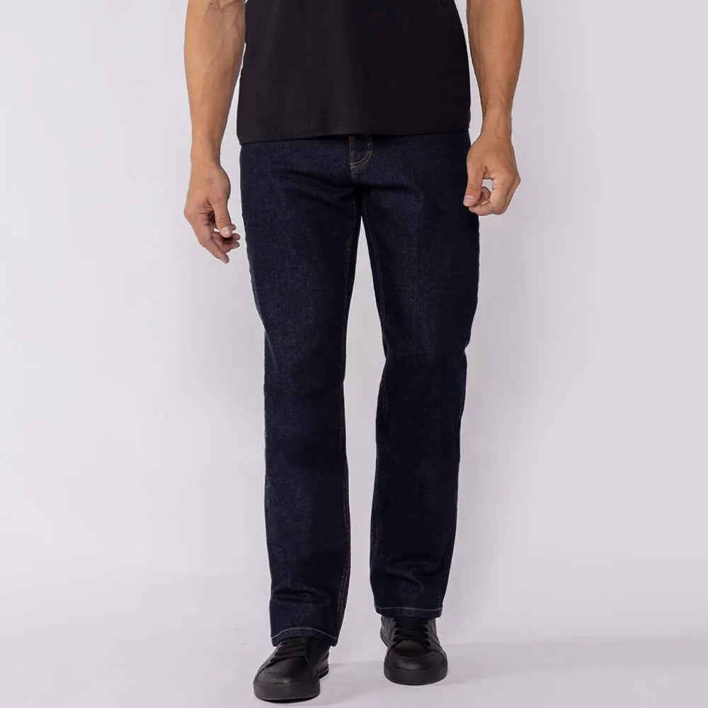 Calça Jeans Masculina Slim Marc Alain Azul Escuro