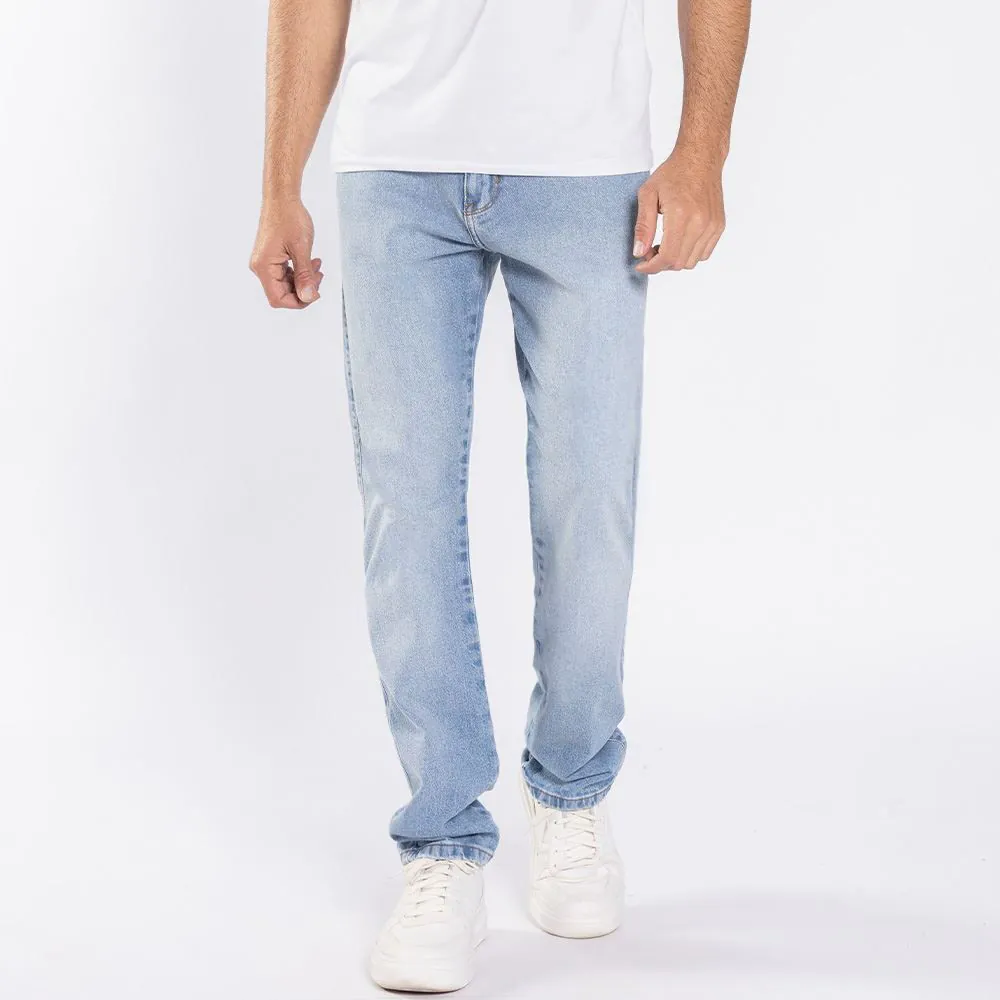 Calça Jeans Masculina Slim Thing Azul Claro