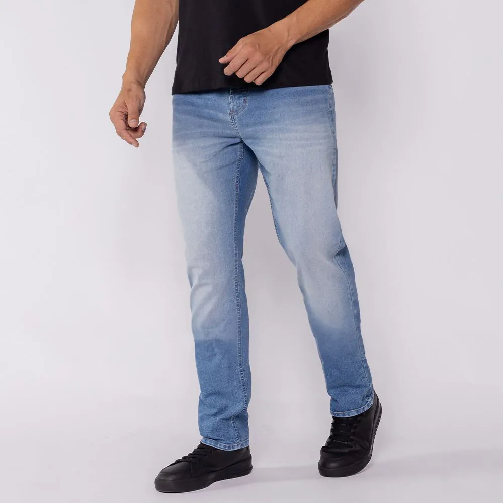 Calça Jeans Masculina Slim Thing Azul Claro