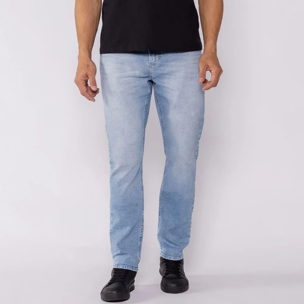 Calça Jeans Masculina Slim Thing Azul Claro