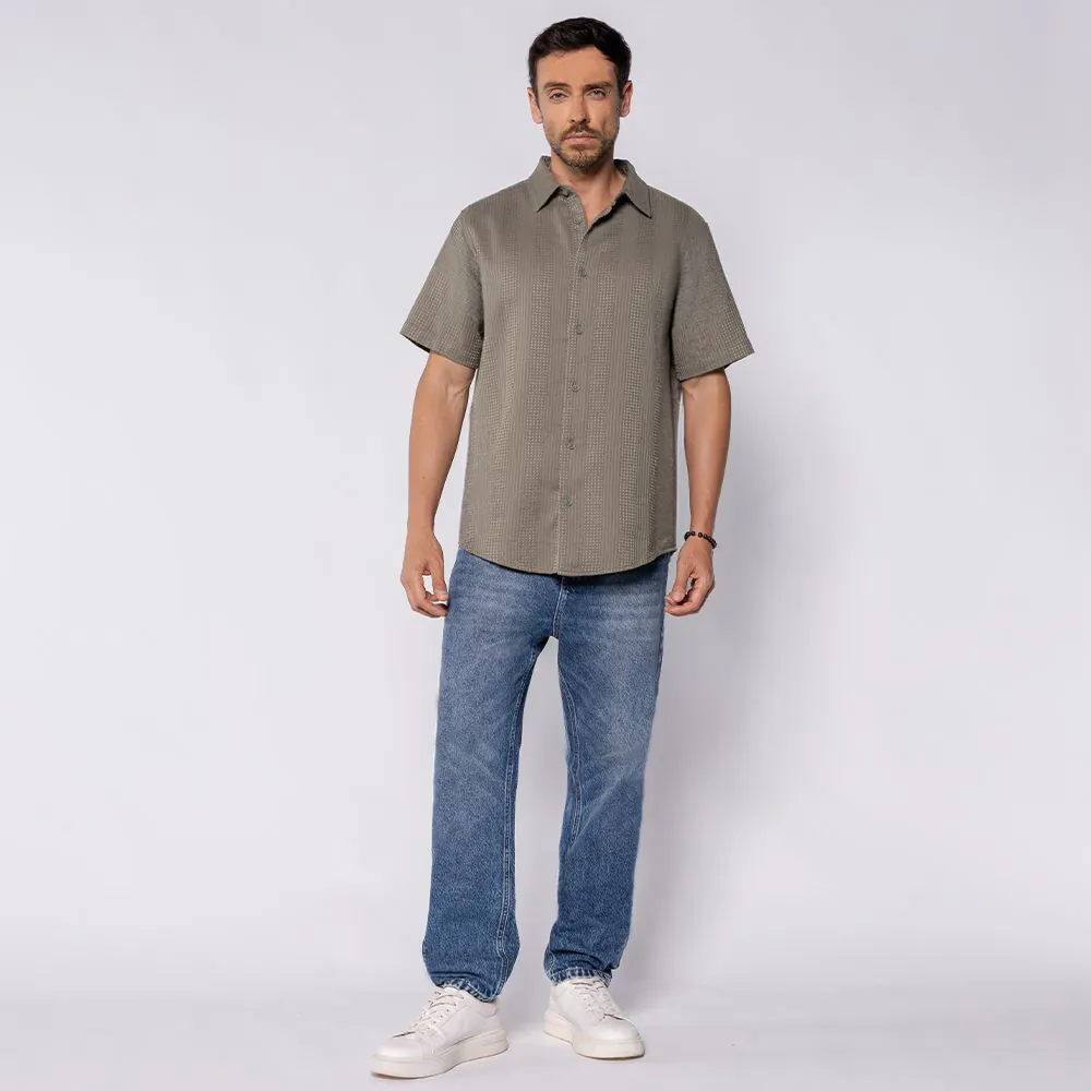 Calça Jeans Masculina Tapered Thing Azul Medio